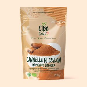 Cannella Macinata in Polvere Bio Vegana, 200 gr