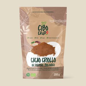 Cacao in Polvere Bio Puro al 100%,  200 gr